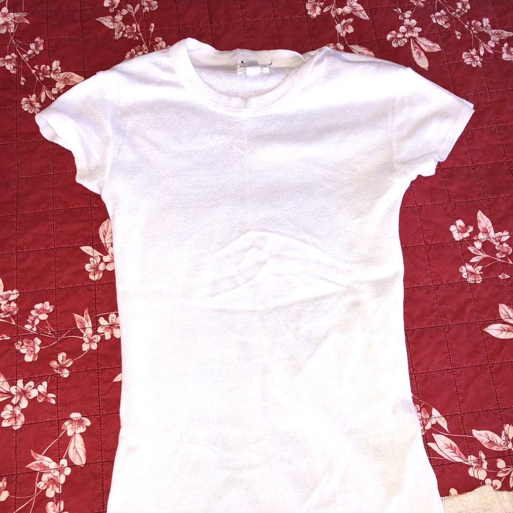 Michael Stars white stretch tee